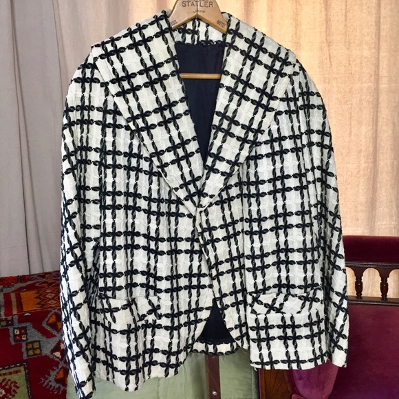 Hand Crafted Jackets & Blazers - 60s Wide Collar Blazer